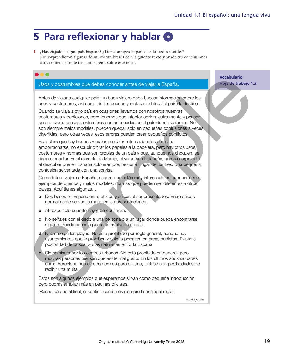 Preview Spanish B for the IB Diploma Second Edition by Cambridge ...