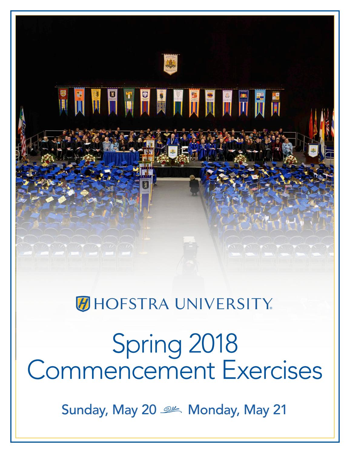 2018 Spring Commencement by Hofstra University Issuu