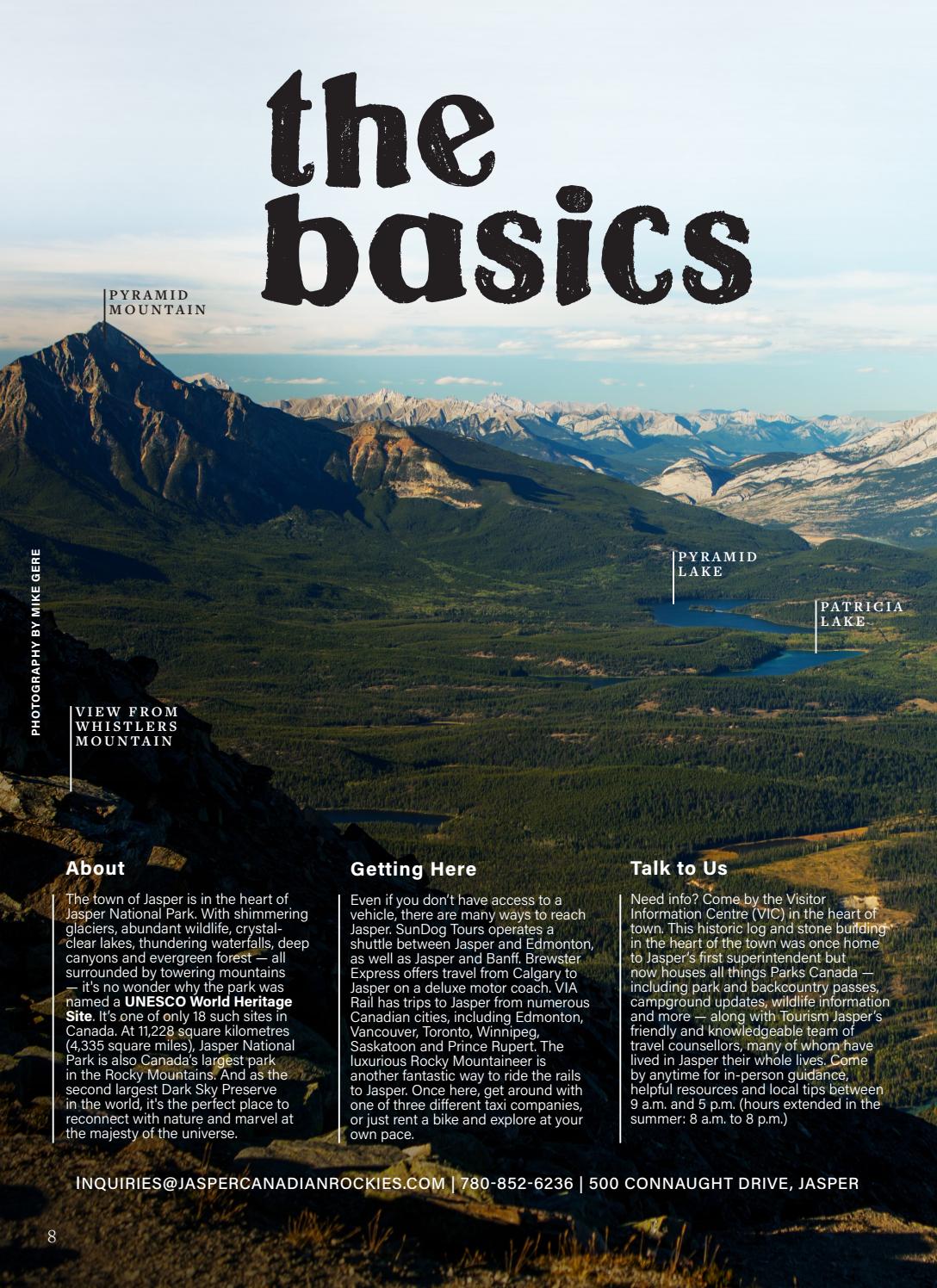 2018 Jasper Visitor Guide by Tourism Jasper Issuu