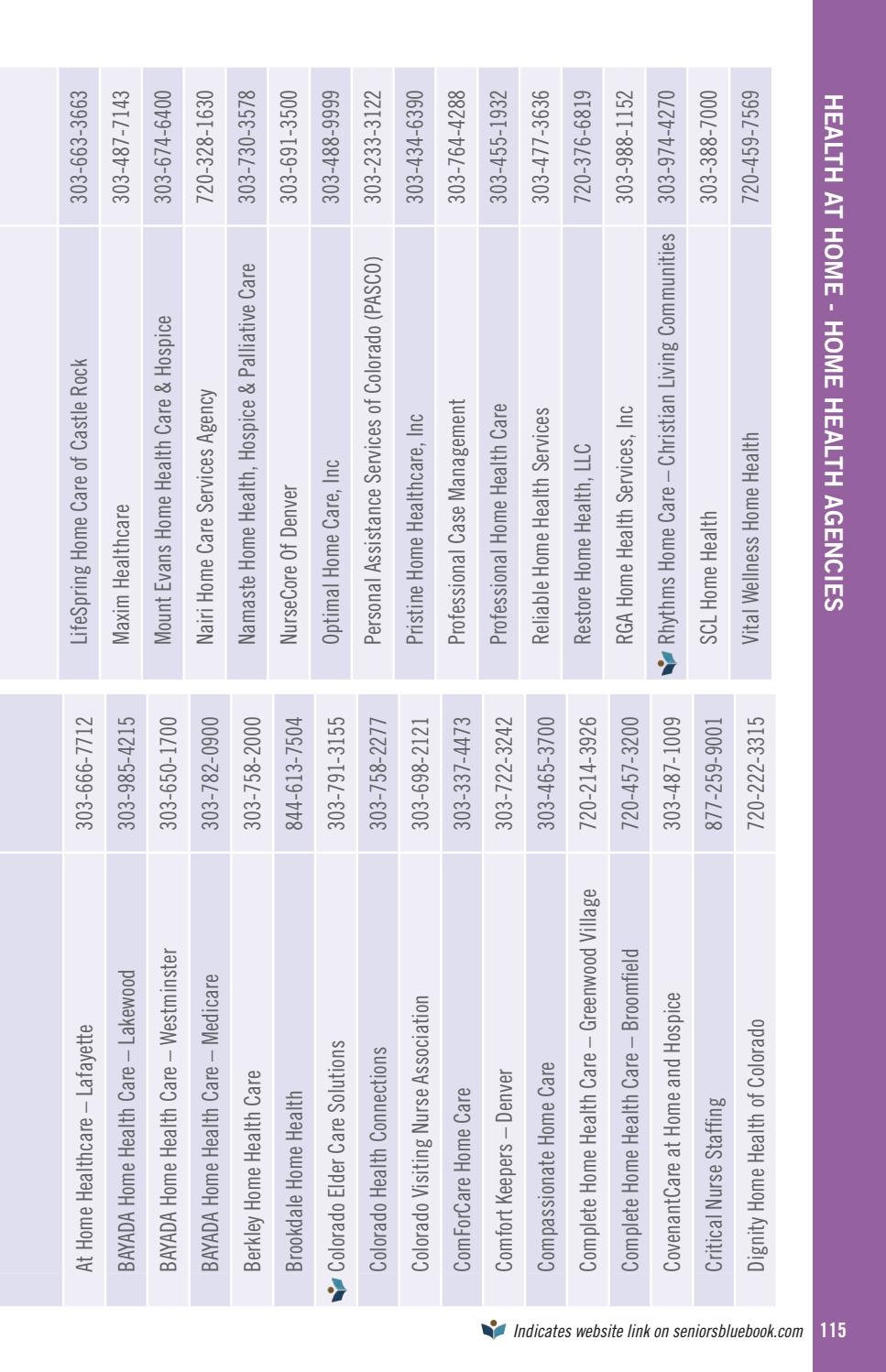 North Metro Denver 2018 2019 By Seniors Blue Book Issuu
