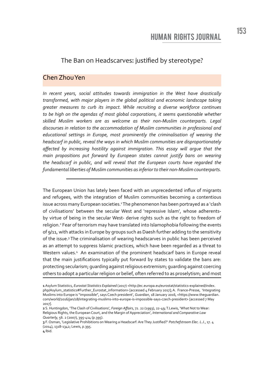 University of Leeds Human Rights Journal Volume 6, Issue 1 by Leeds