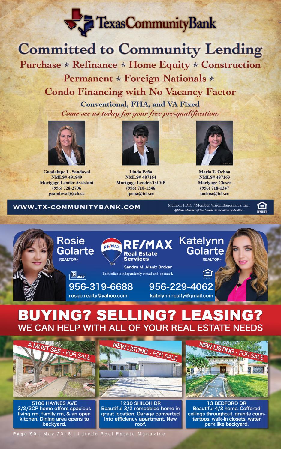 Laredo Real Estate Magazine May 2018 by Laredo Real Estate Magazine Issuu