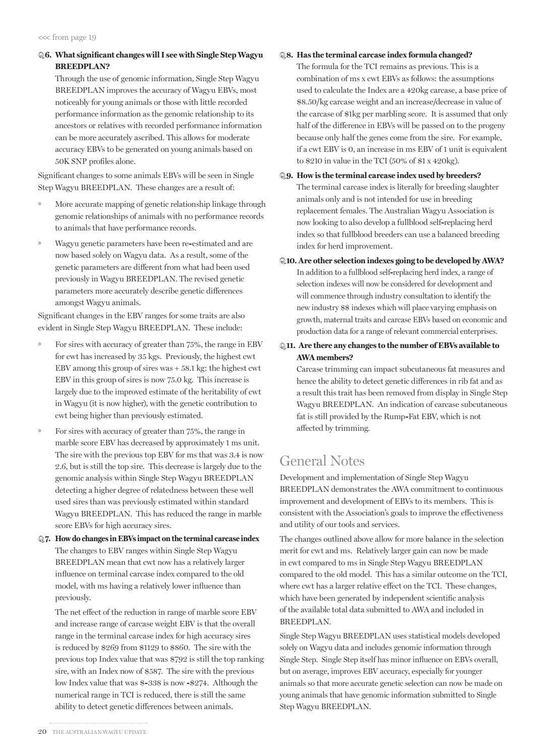 Australian Wagyu Update - issue 68 by Australian Wagyu Association - Issuu