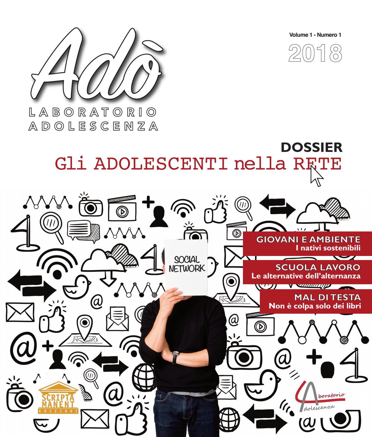 Ado Laboratorio Adolescenza Vol 1 N 1 18 By Edizioni Scripta Manent Issuu