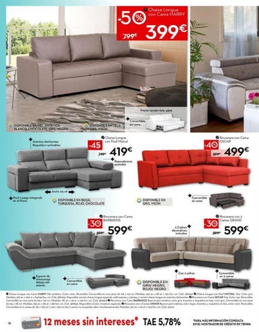 Ofertas Supermercados 家具目录 conforama especial dormitorios y colchones para tu casa 第 16 页
