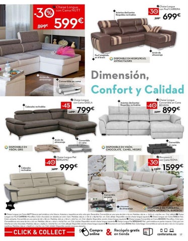 Ofertas Supermercados 家具目录 conforama especial dormitorios y colchones para tu casa 第 17 页