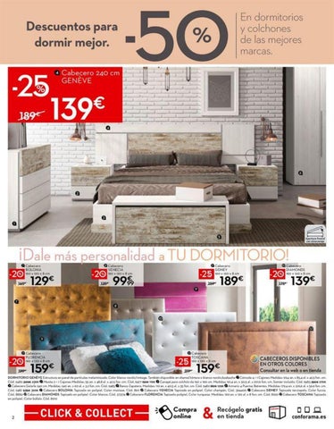 Ofertas Supermercados 家具目录 conforama especial dormitorios y colchones para tu casa 第 2 页
