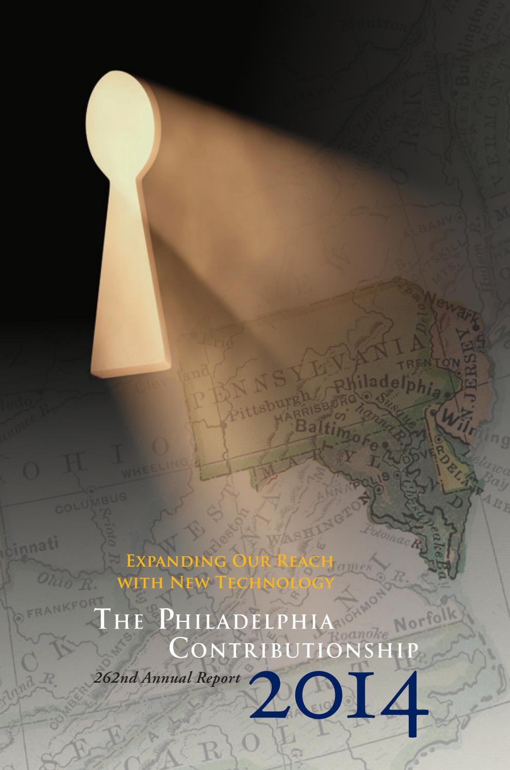 The Philadelphia Contributionship 2014 Annual Report By The 