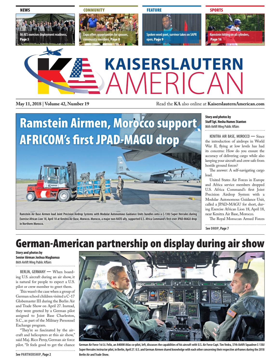 Kaiserslautern American May 11 2018 By Advantipro Gmbh Issuu