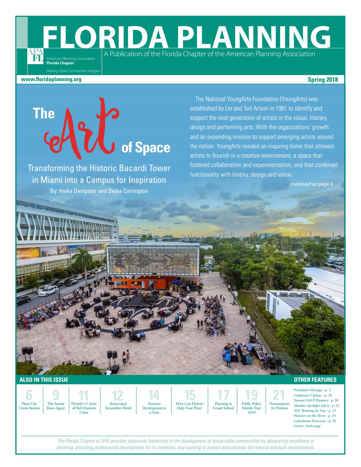 Florida Planning Magazine Spring 2018 by APA Florida Issuu