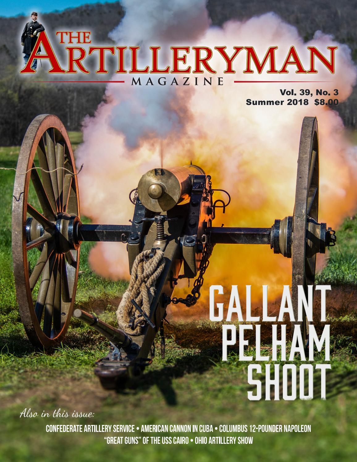 Artilleryman Magazine Sample Issue. Vol. 39, No. 3, Summer 2018 by