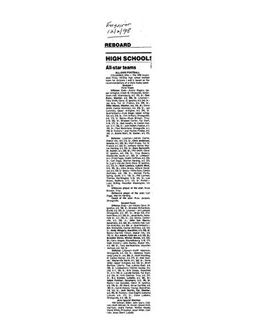 Moeller High School 1998-99 Football Articles by Archbishop