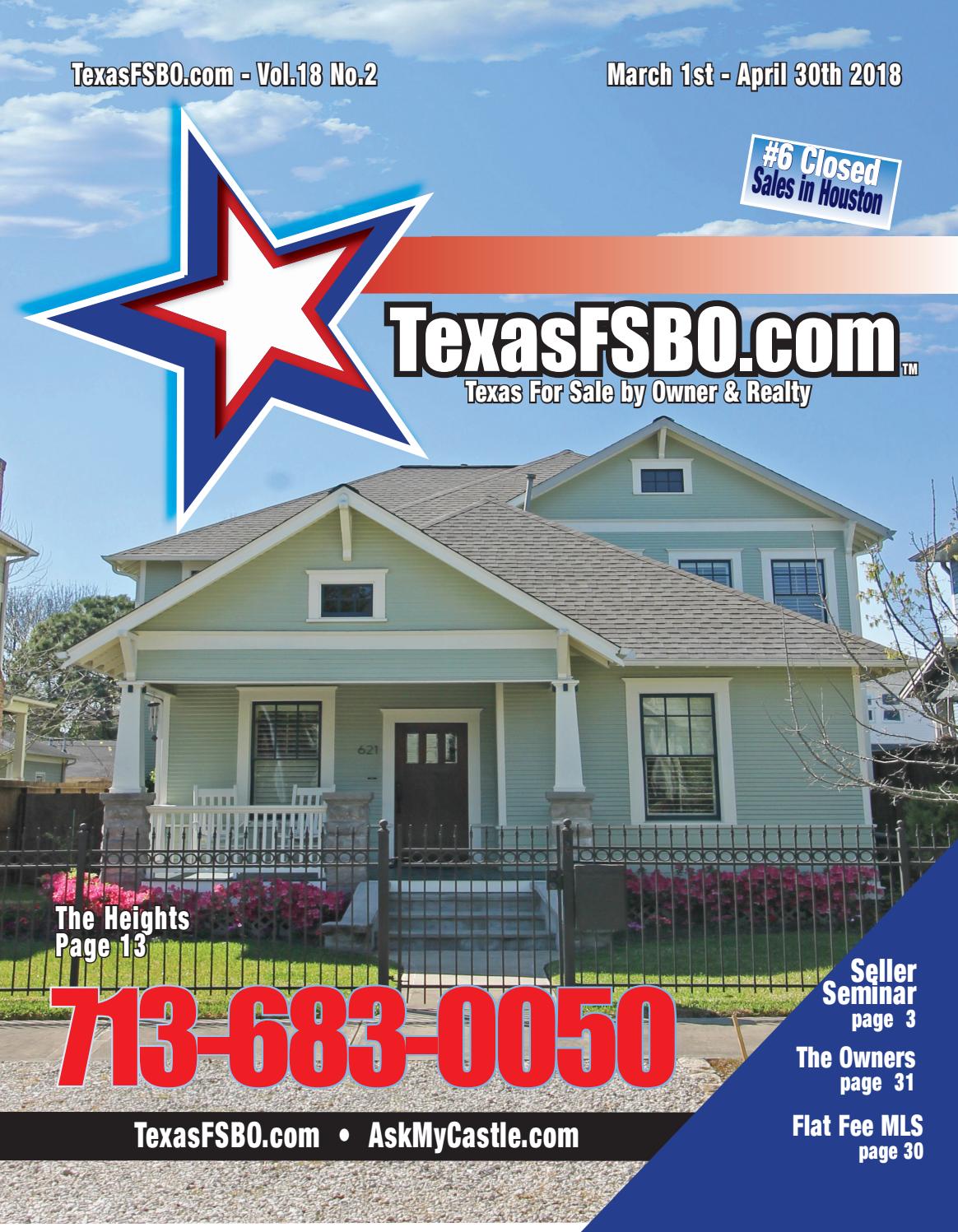 Texas For Sale by Owner April 2018 by Texas FSBO Issuu