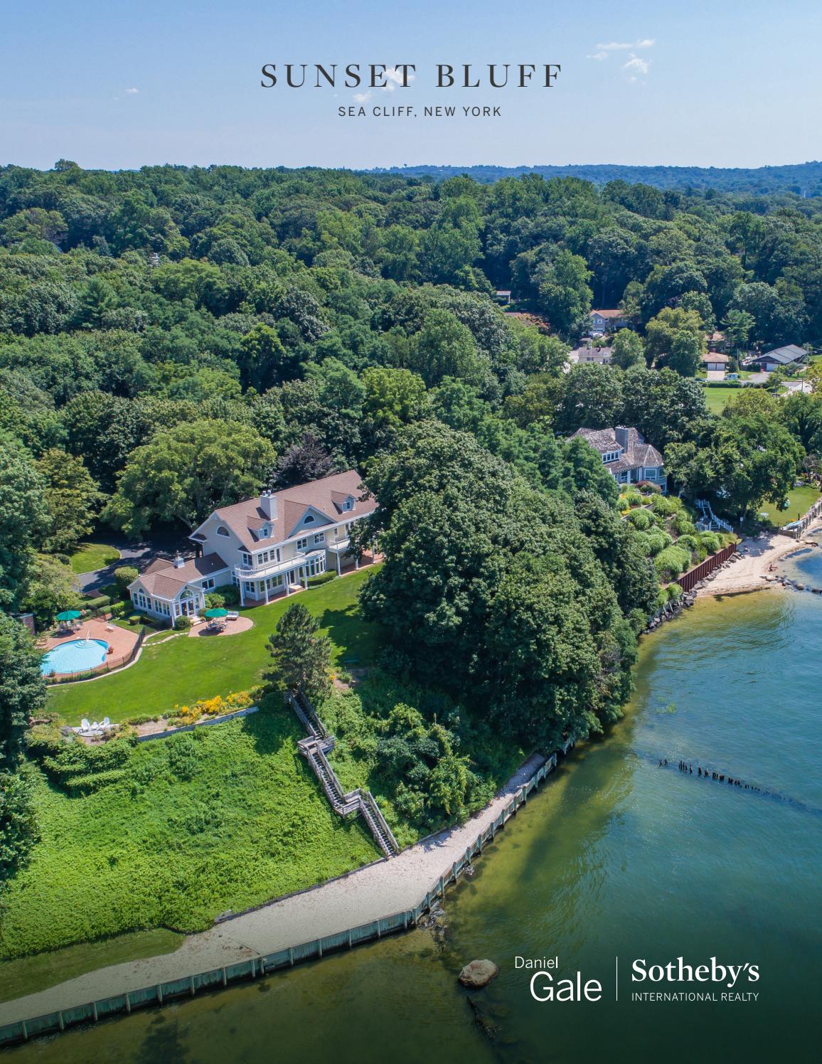 Sunset Bluff Sea Cliff, New York by Daniel Gale Sotheby's