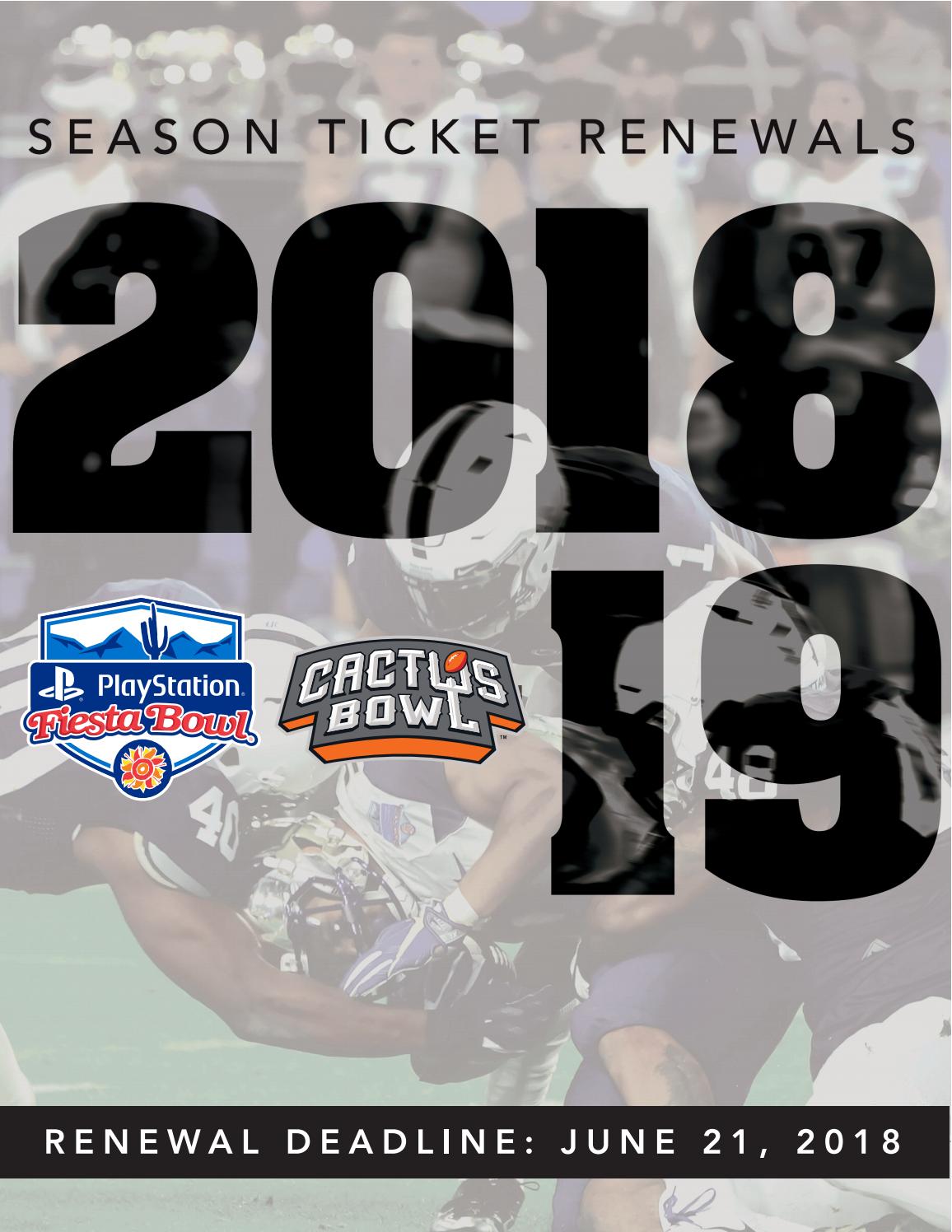 2018 Ticket Renewal by Fiesta Bowl Issuu