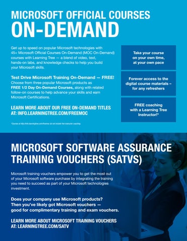 enhance your credentials with microsoft official training moc