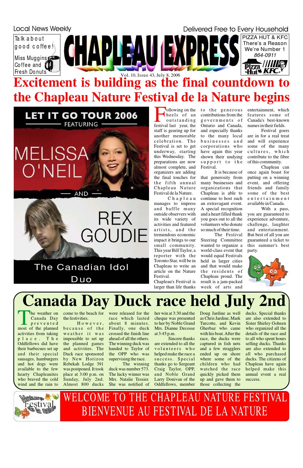 07082006 July 8 2006 by The Chapleau Express Issuu