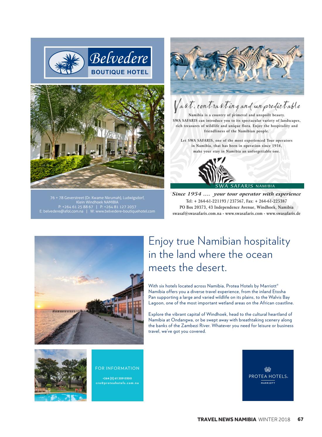 Travel News Namibia Winter 18 By Venture Media Issuu