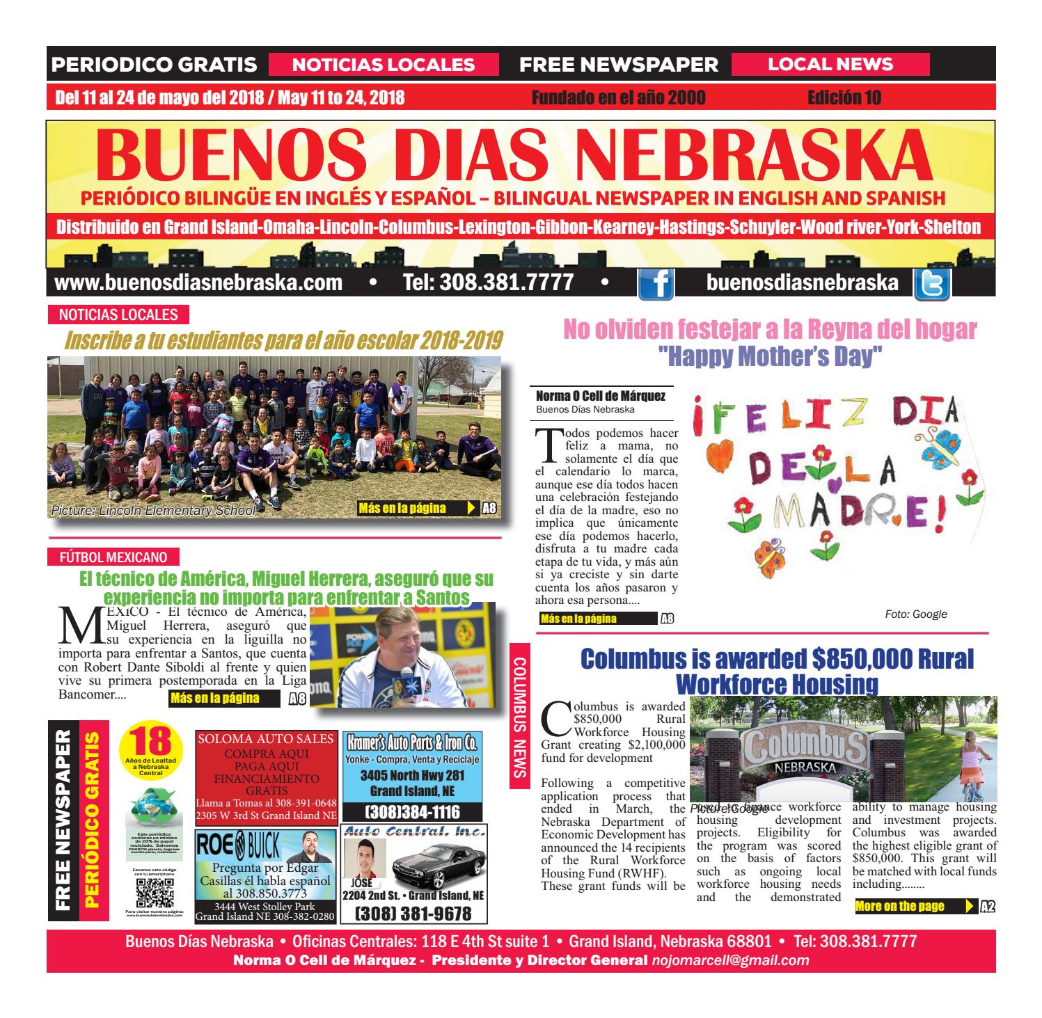 Periódico en español e Inglés by Buenos Dias Nebraska Issuu
