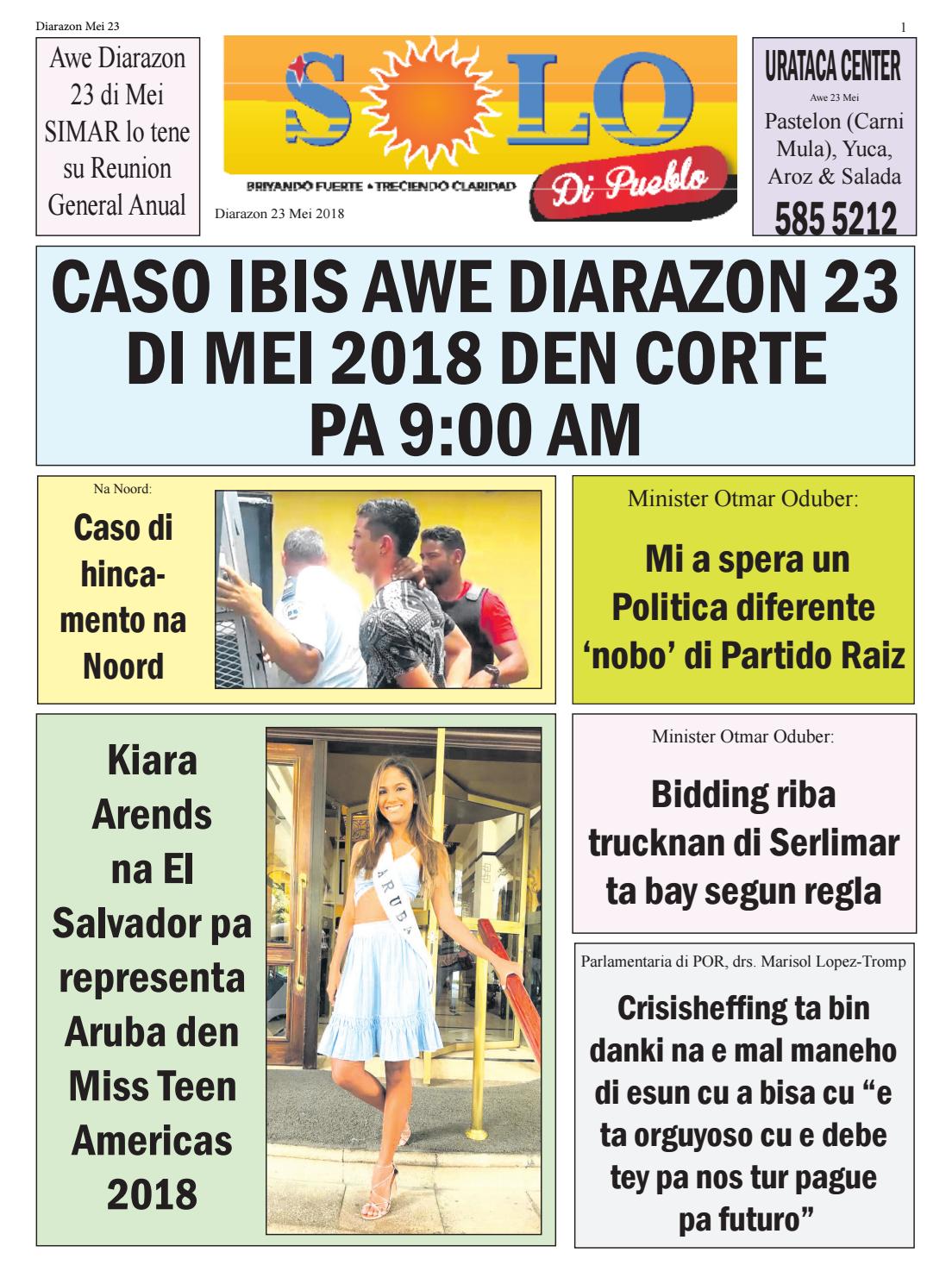 Diaranzon 23 mei 2018 by Solo DI Pueblo Issuu