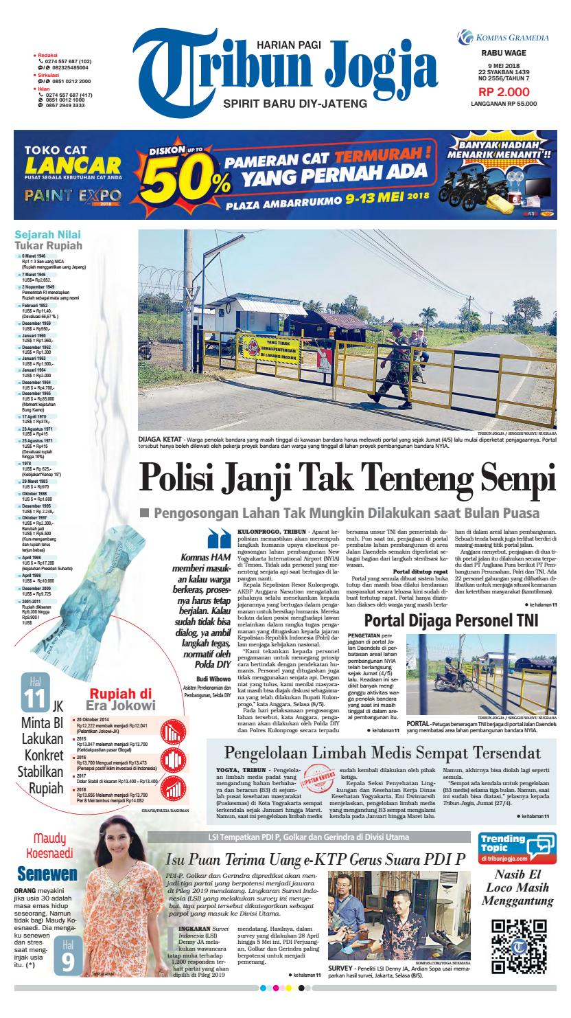 Tribunjogja 09 05 2018 By Tribun Jogja Issuu