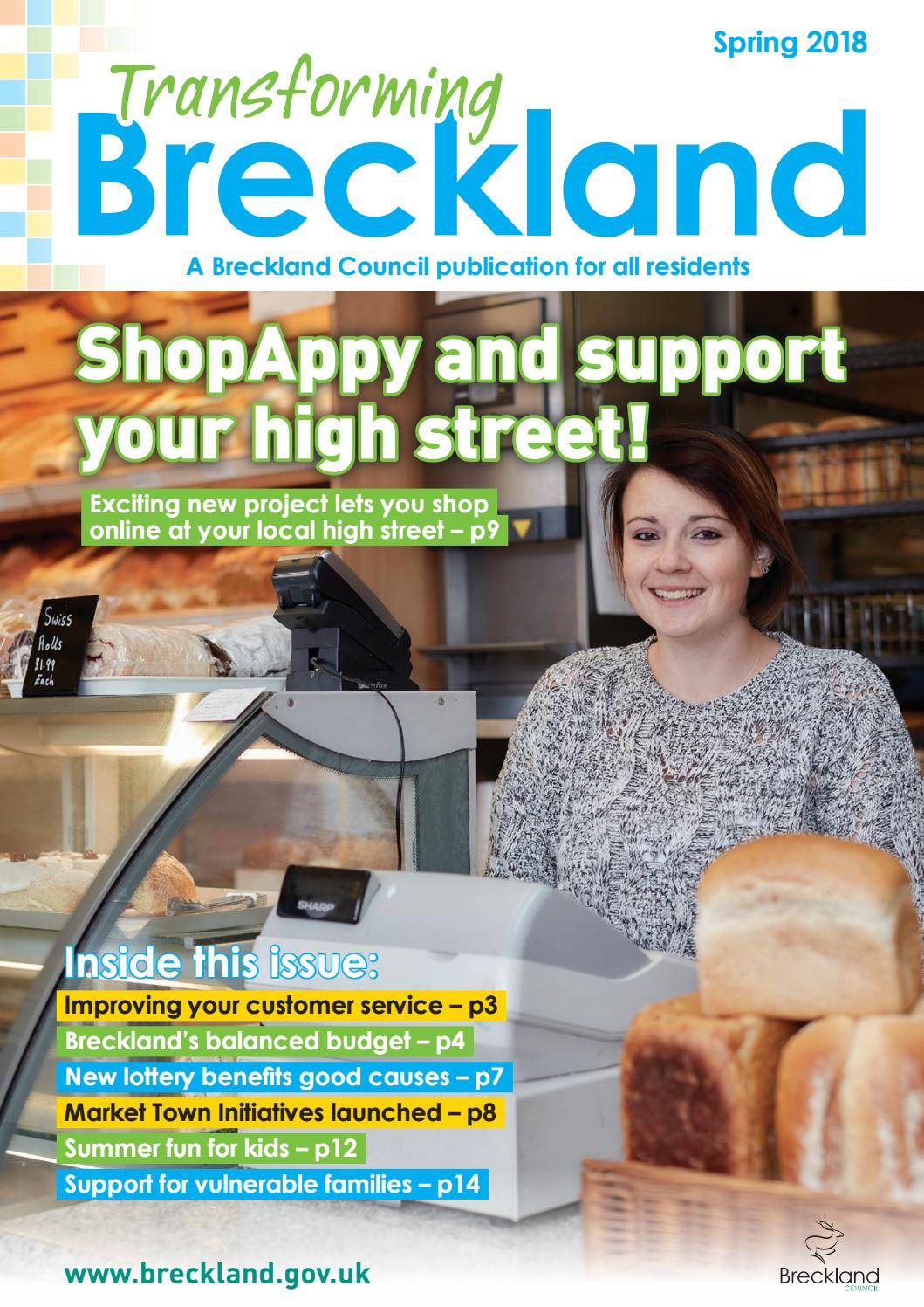 Transforming Breckland - Spring 2018 by Breckland Council - Issuu