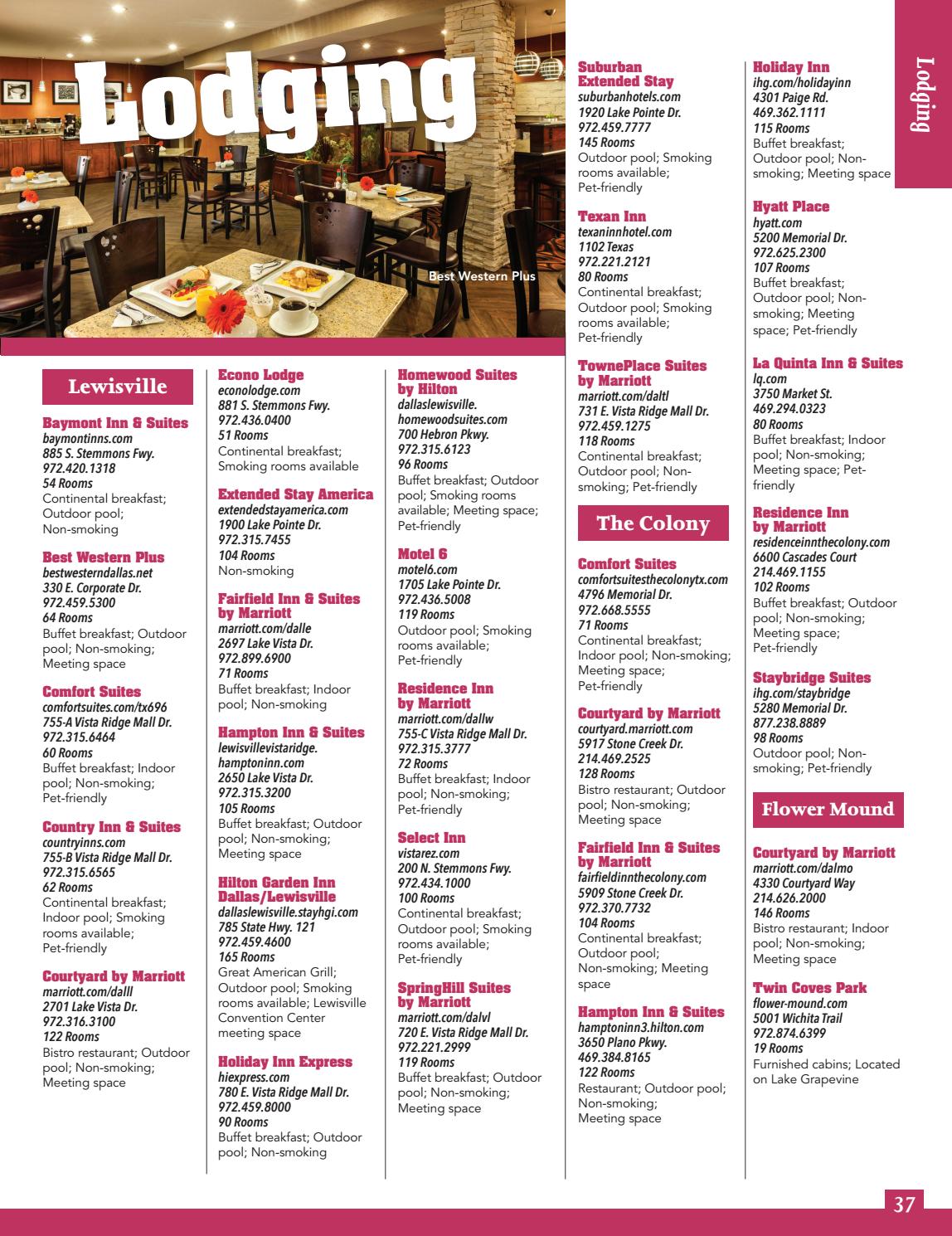 2018 Southern Denton County Visitors Guide By Lure Creative Design