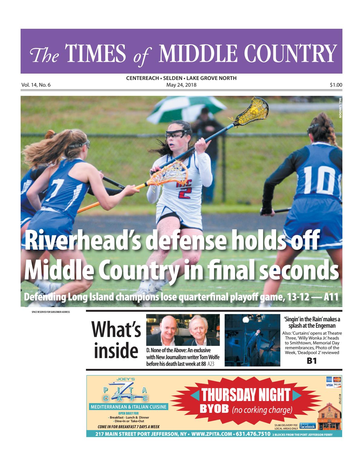 The Times Of Middle Country May 24 2018 By Tbr News Media Issuu