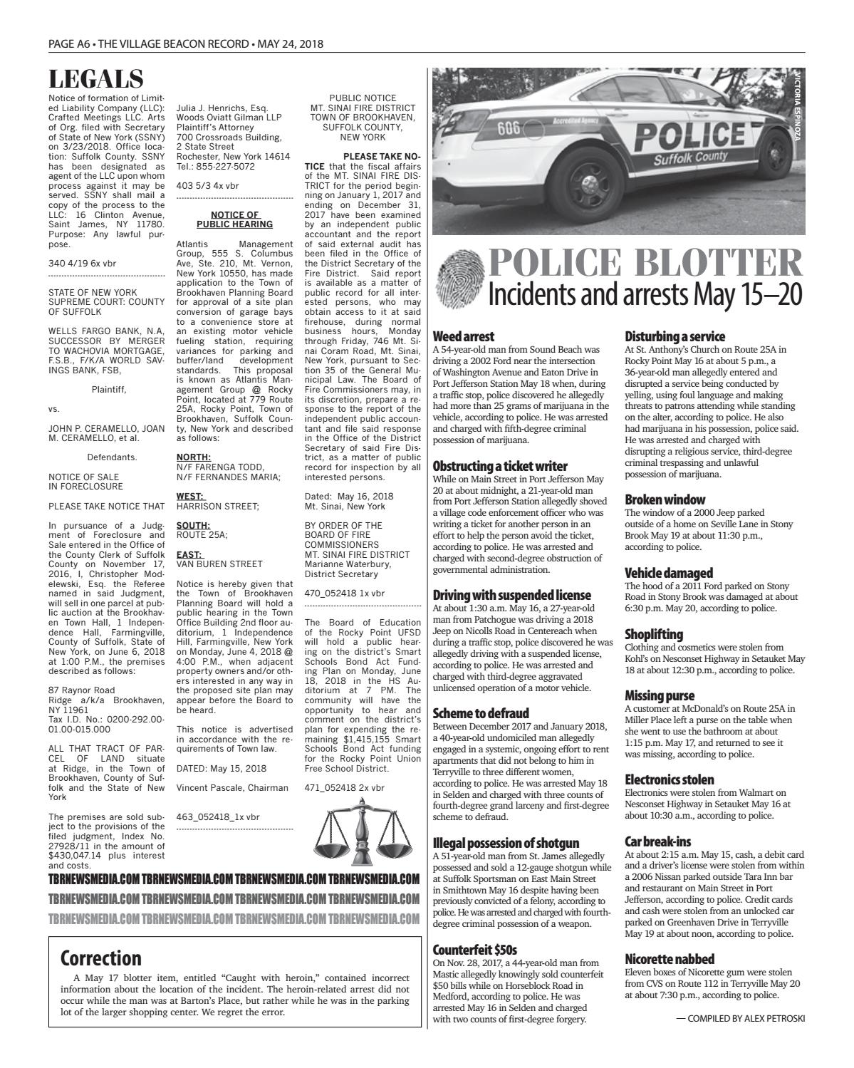 the village beacon record may 24 2018 by tbr news media issuu