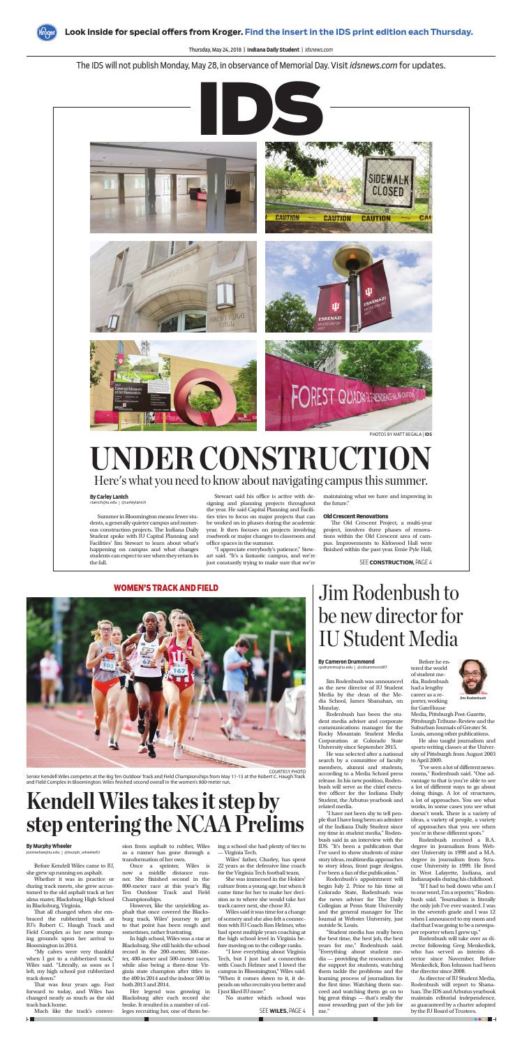 Thursday, May 24, 2018 by Indiana Daily Student idsnews Issuu