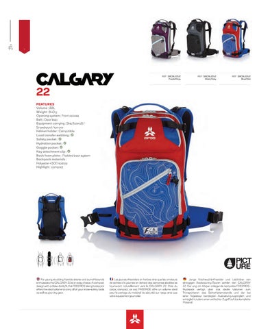 arva calgary 22l backpack