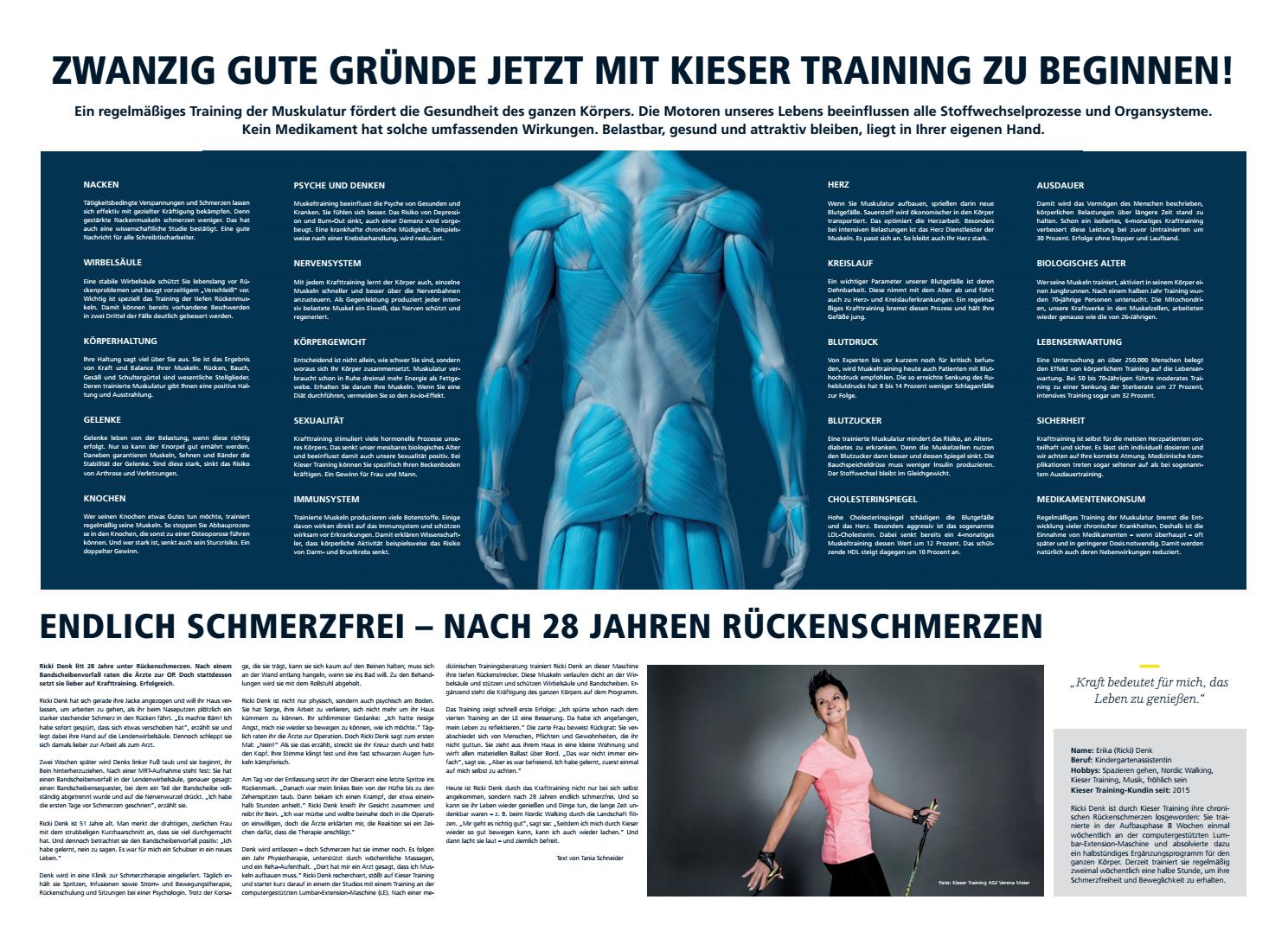 Kieser Training 26 05 2018 By Agentur N49 Issuu
