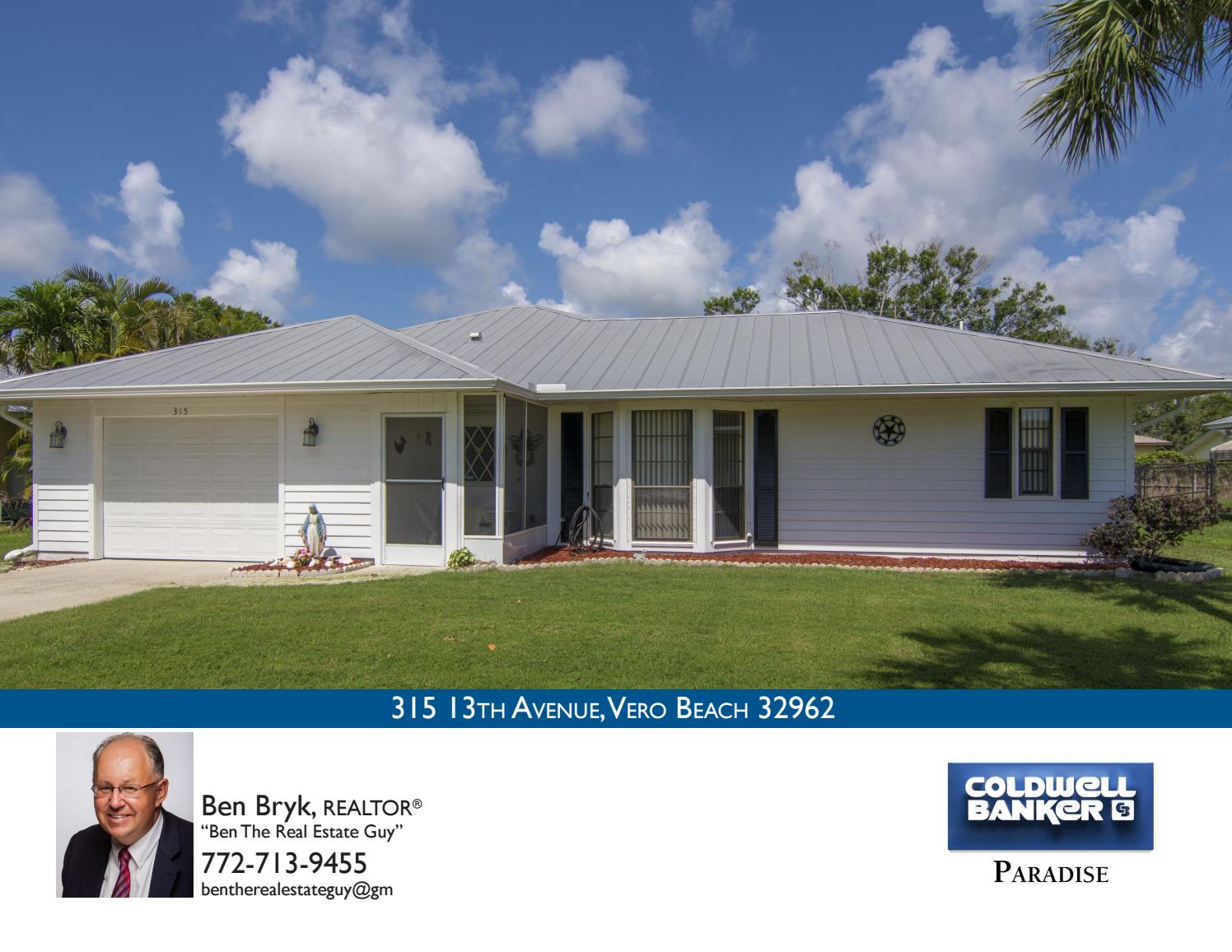 315 13th Avenue, Vero Beach 32962 by Coldwell Banker Paradise Issuu