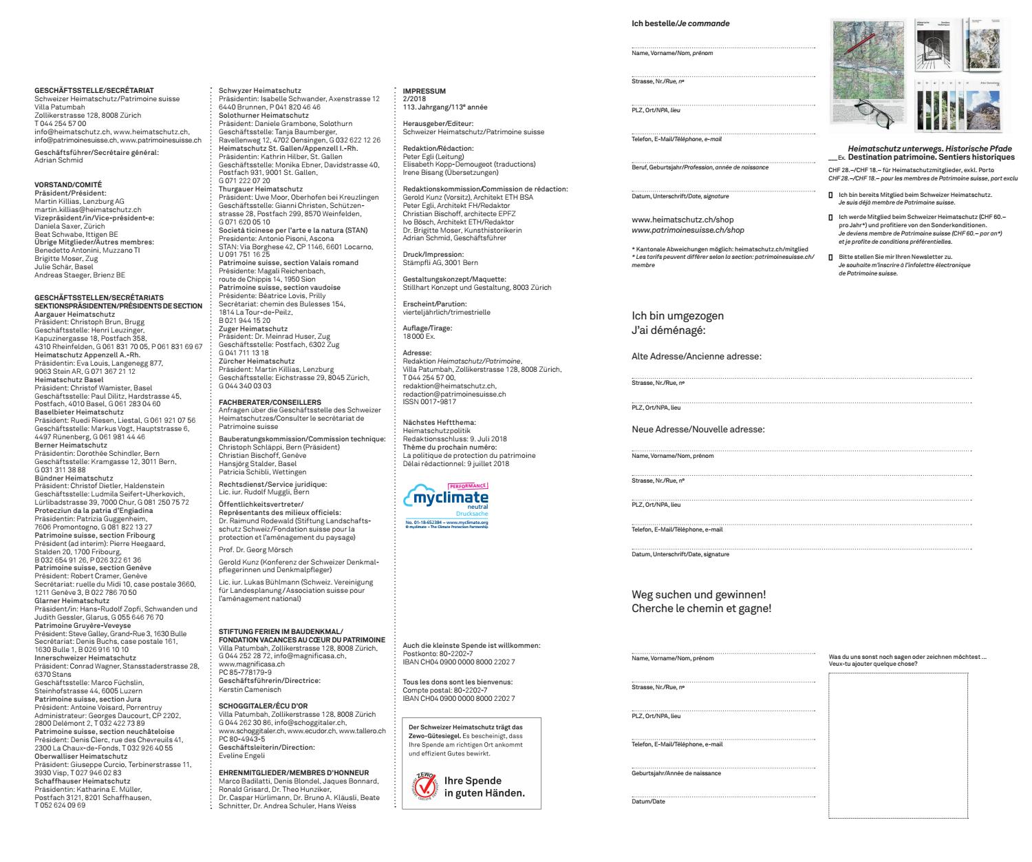 Heimatschutz/Patrimoine 22018 by Schweizer Heimatschutz Issuu