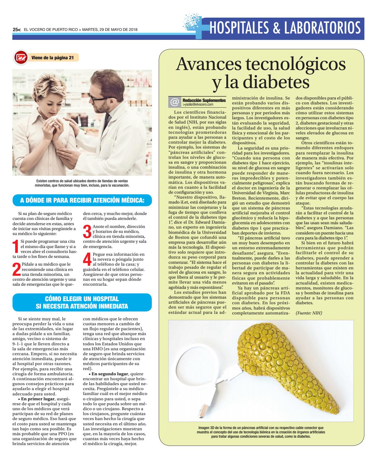el páncreas artificial muestra diabetes