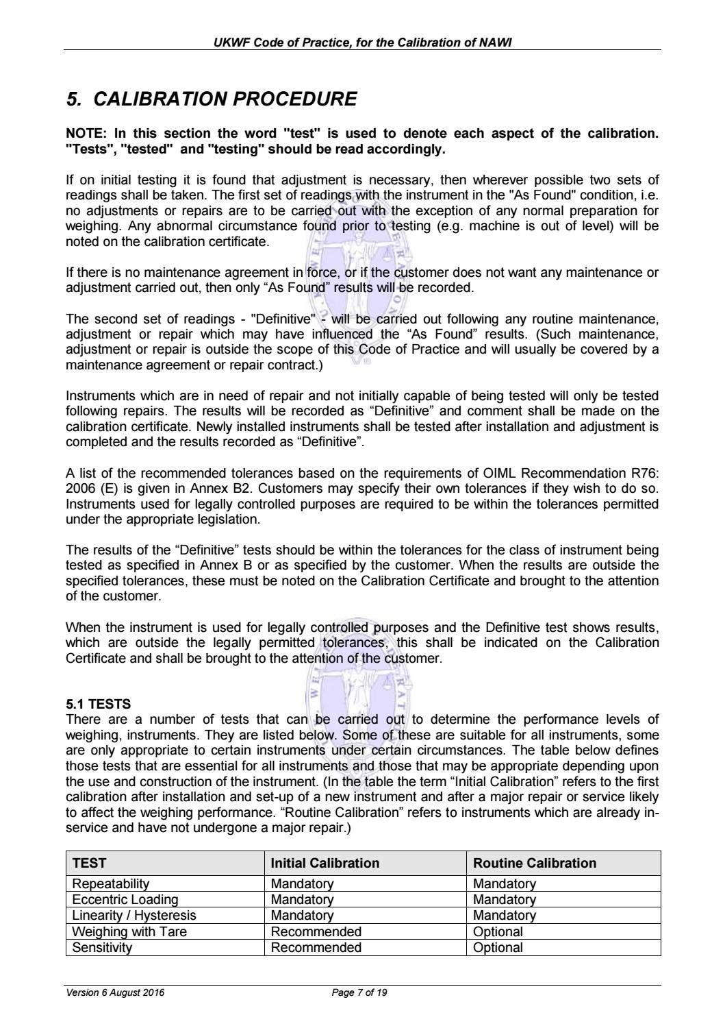 Nawi Scale 5 calibrations by positiveweighing - Issuu