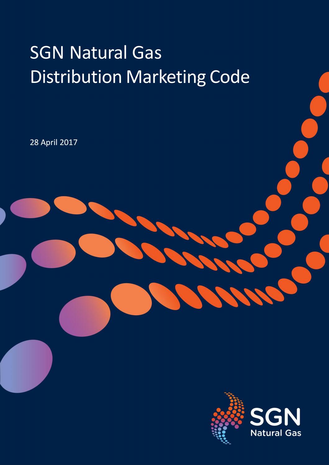 SGN Natural Gas Distribution Marketing Code by SGN Natural Gas Issuu
