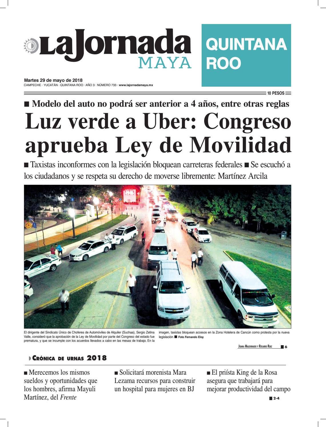La jornada maya · martes 28 de mayo de 2018 by La Jornada Maya - Issuu