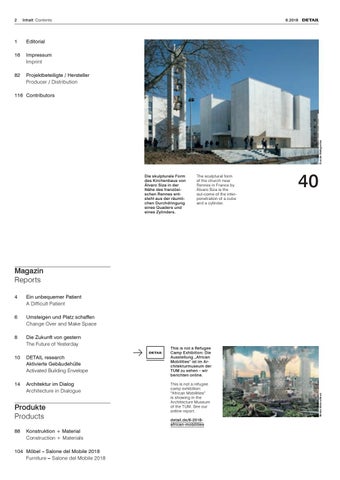 DETAIL 6/2018 - Bauen mit Beton / Concrete Construction by DETAIL - Issuu