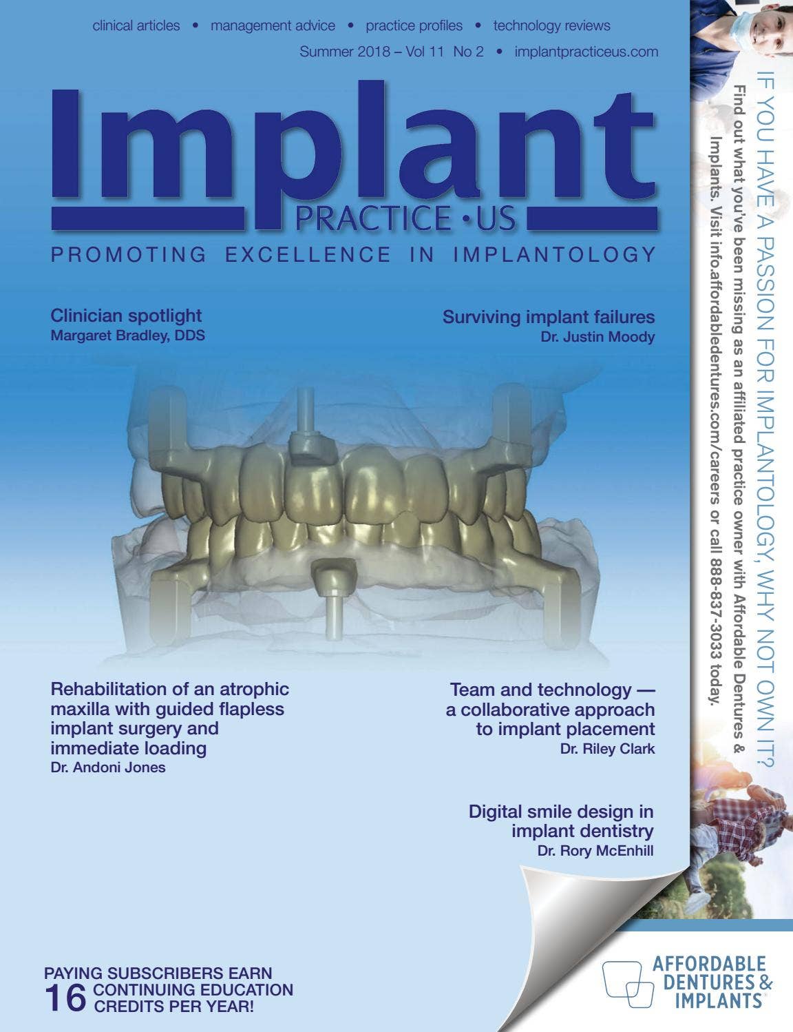Implant Practice US Summer 2018 Vol 11 No 2 by MedMark, LLC - Issuu