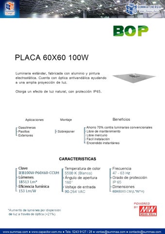 SUMMAA Energía 灯饰目录 iluminación PLEP para interiores GSE 2020 第 11 页