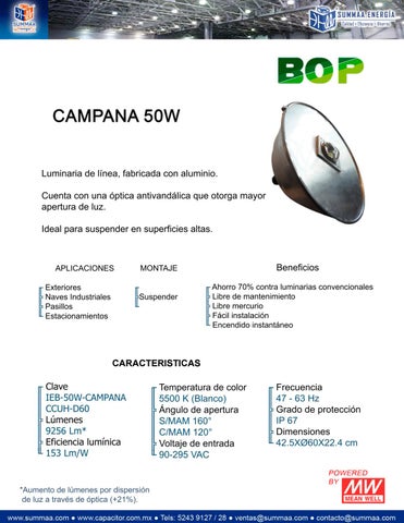 SUMMAA Energía 灯饰目录 iluminación PLEP para interiores GSE 2020 第 7 页