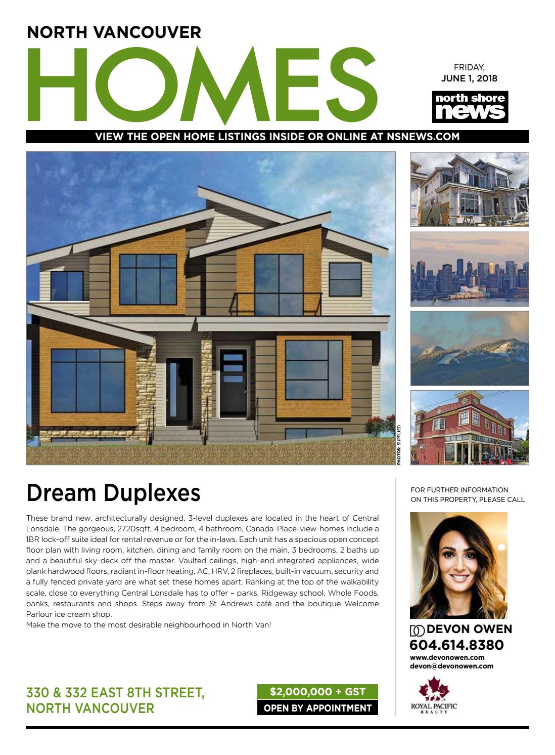 North Vancouver Homes Real Estate June 1 2018 by North Shore News ...
