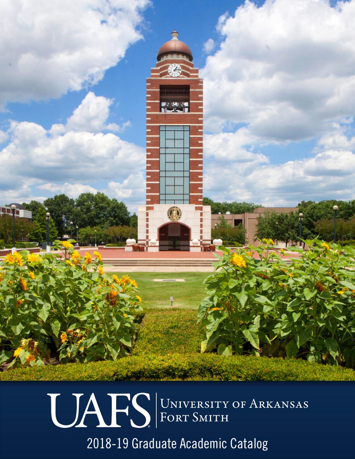 201819 Graduate Academic Catalog by University of Arkansas Fort