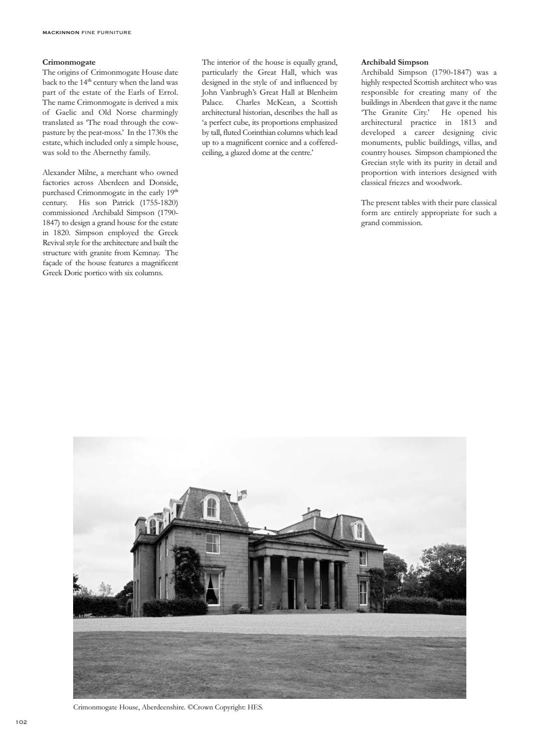 Mackinnon Fine Furniture By Jamm Design Ltd Issuu