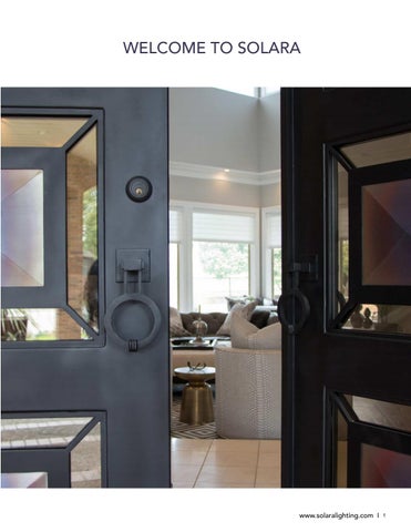 Solara Custom Doors & Lighting Solara 定制 Doors and 灯饰 - 目录 2018 第 3 页