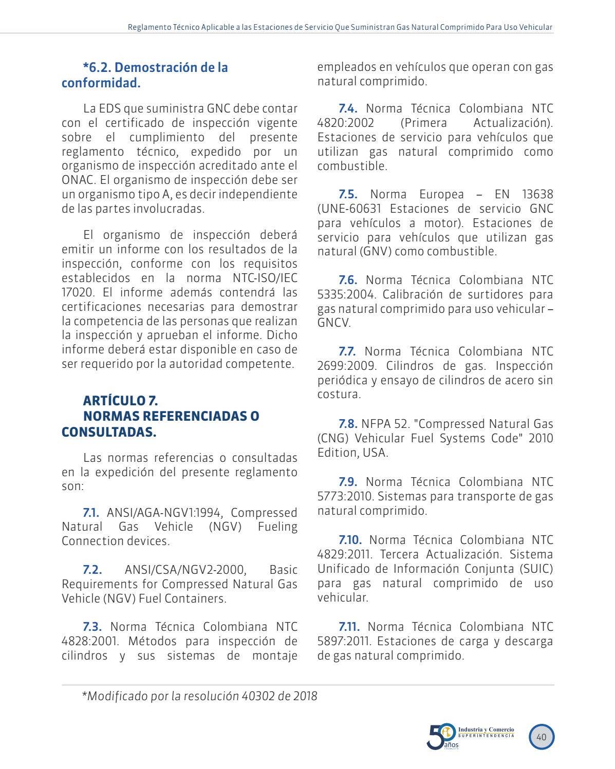 Reglamento suministro de Gas Natural Comprimido para uso vehicular by ...