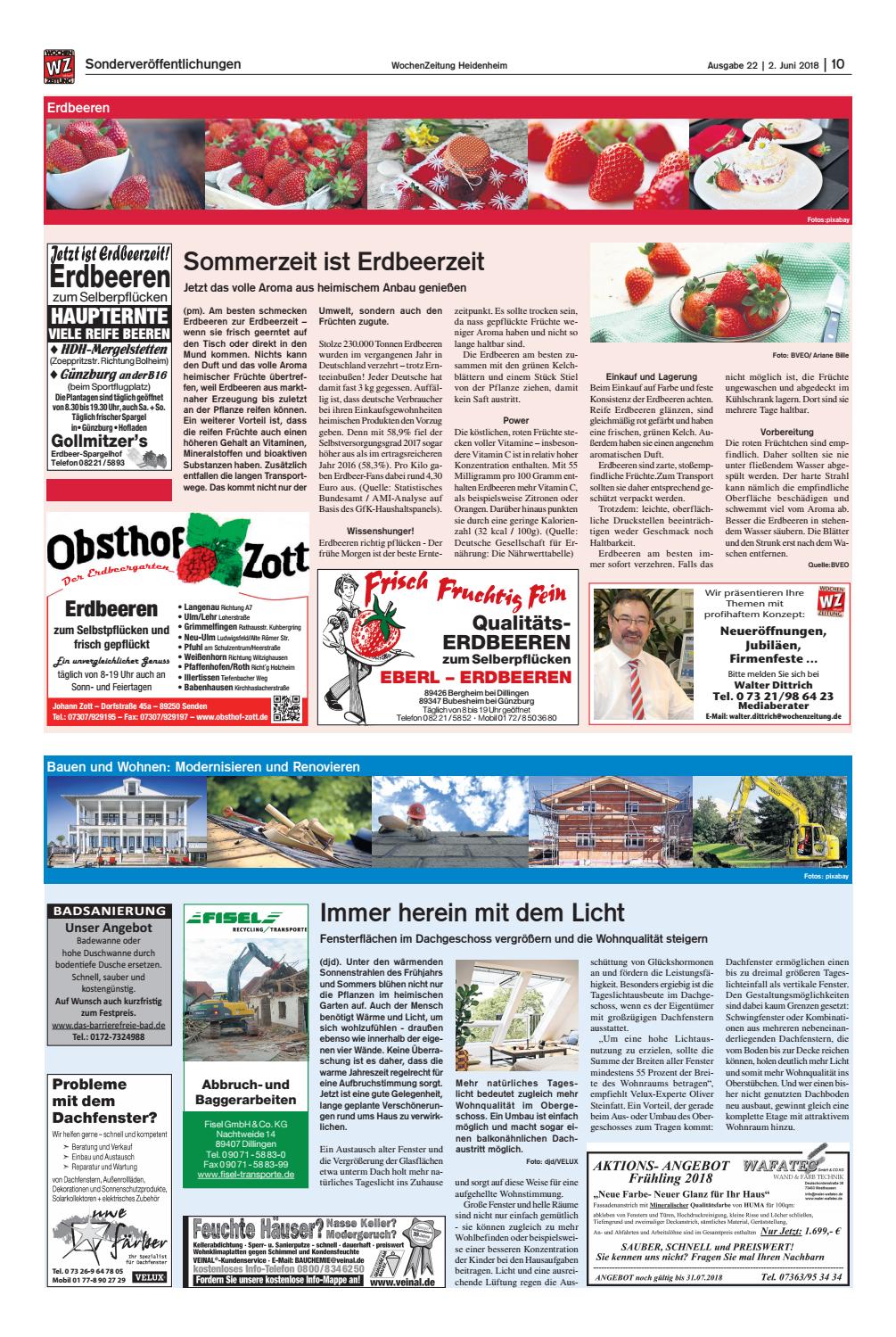 Wochenzeitung Heidenheim Kw 22 18 By Wochenzeitung