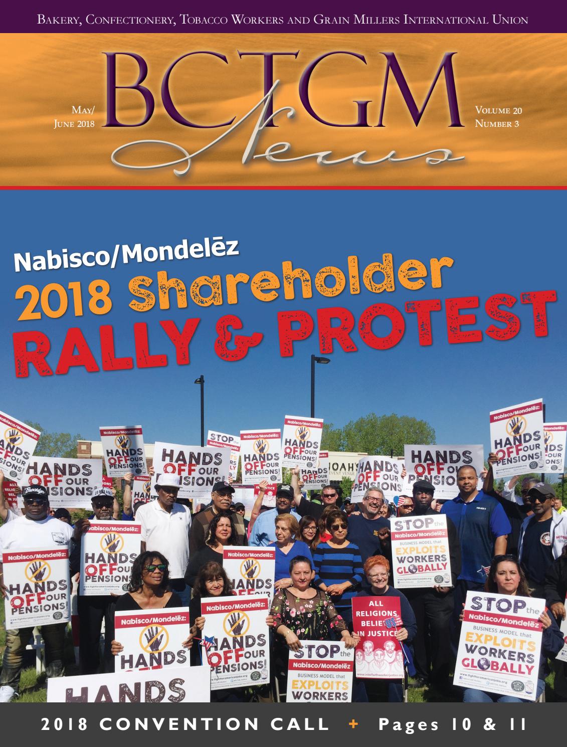 2018 Shareholder Rally & Protest by BCTGM International Union Issuu