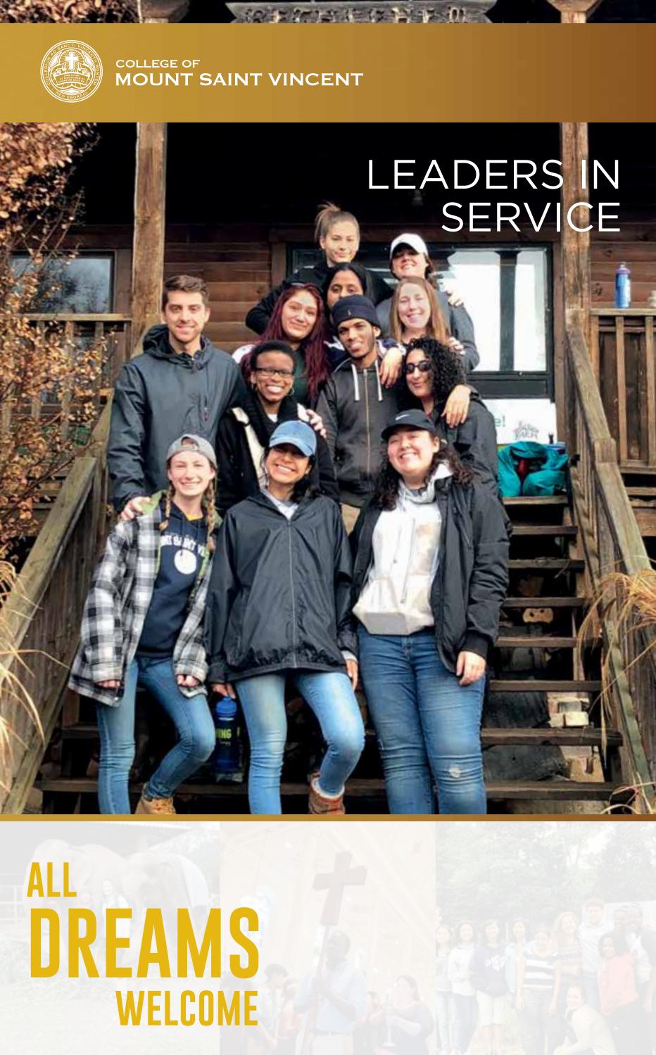Leaders in Service 2018 by College of Mount Saint Vincent Issuu